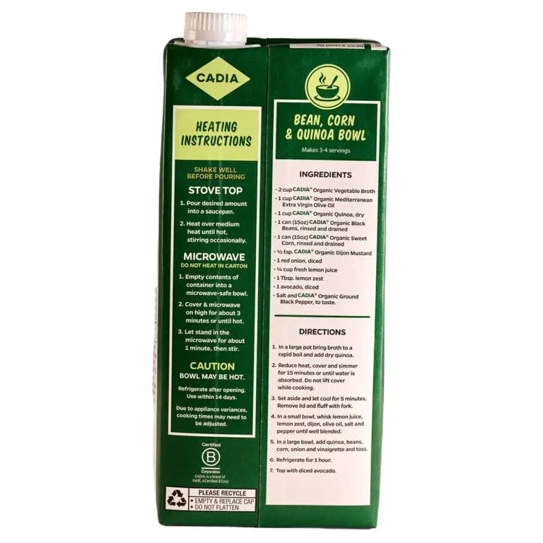 vegetable broth organic
